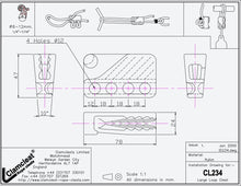 Load image into Gallery viewer, Clamcleat CL234 Fender Cleat / Large Loop Cleat