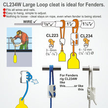 Load image into Gallery viewer, Clamcleat CL234 Fender Cleat / Large Loop Cleat