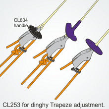 Load image into Gallery viewer, Clamcleat CL253 Trapeze &amp; Vang Cleat