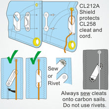 Load image into Gallery viewer, Clamcleat CL258 Racing Fine Line (Starboard)