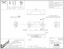 Load image into Gallery viewer, Clamcleat CL258 Racing Fine Line (Starboard)