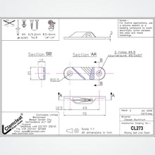 Load image into Gallery viewer, Clamcleat CL273 Racing Sail Line cleat (Starboard)