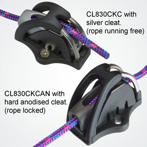 CL830CKC Side-mount Cage with CL211 Mk2 cleat & CL815 Keeper, fully assembled.
