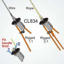 Load image into Gallery viewer, Clamcleat CL834 Handle for CL253 Trapeze cleat (one pair)