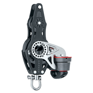 Harken 57mm Fiddle Ratchet Block — Swivel, Becket, Cam Cleat