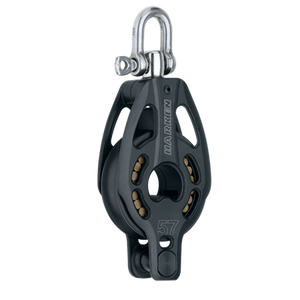 Harken 57mm Aluminum Block — Swivel, Becket