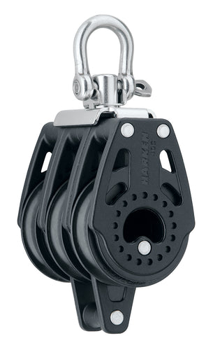 Harken 40mm Triple Block — Swivel, Becket