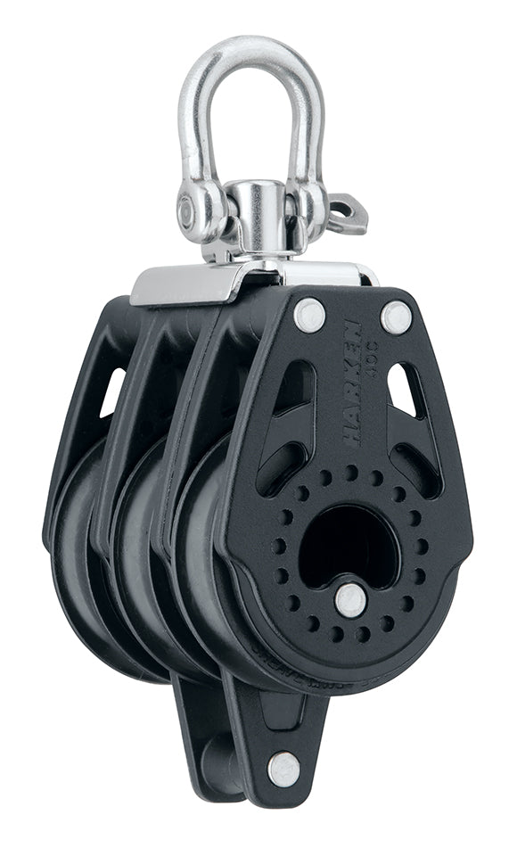 Harken 40mm Triple Block — Swivel, Becket