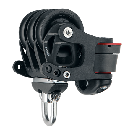 45 mm Aluminum Element Triple Block — Swivel, Cam Cleat