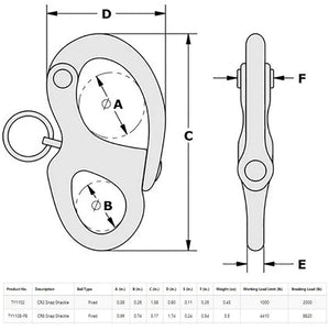 Tylaska CR8 Snap Shackle