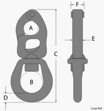 Load image into Gallery viewer, Tylaska T5 Large Bail Snap Shackle